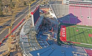 Ken Garff Performance Zone Aerial Construction View